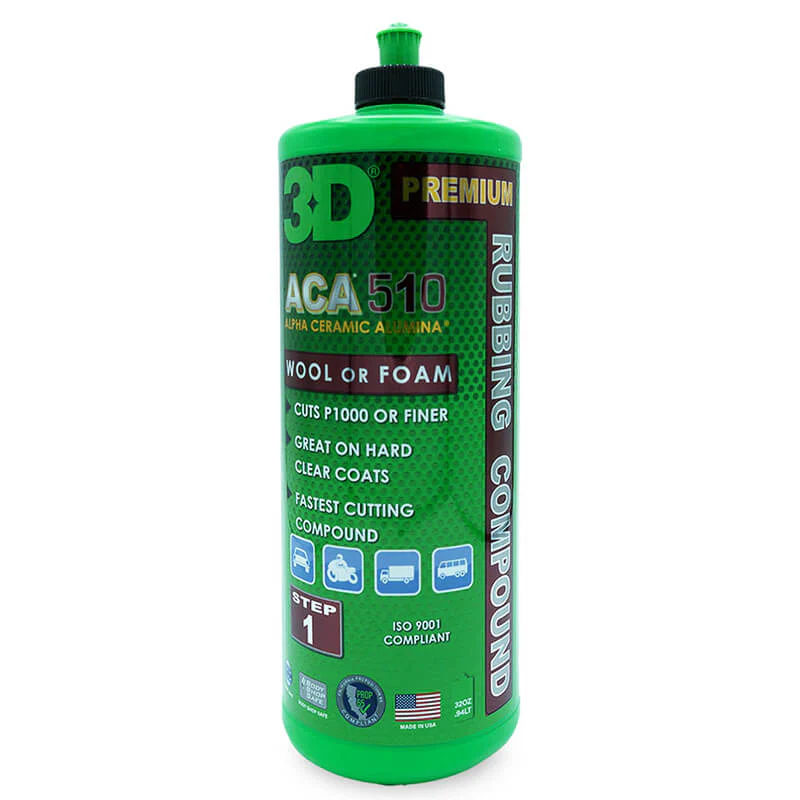 3D ACA 510 Heavy Cut Compound (8oz, 32oz)