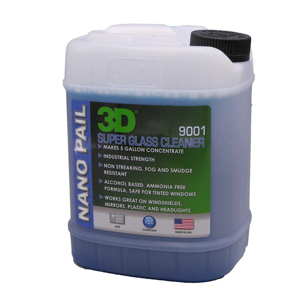 3D Super Glass Cleaner Concentrate 64oz (1:50 mix)