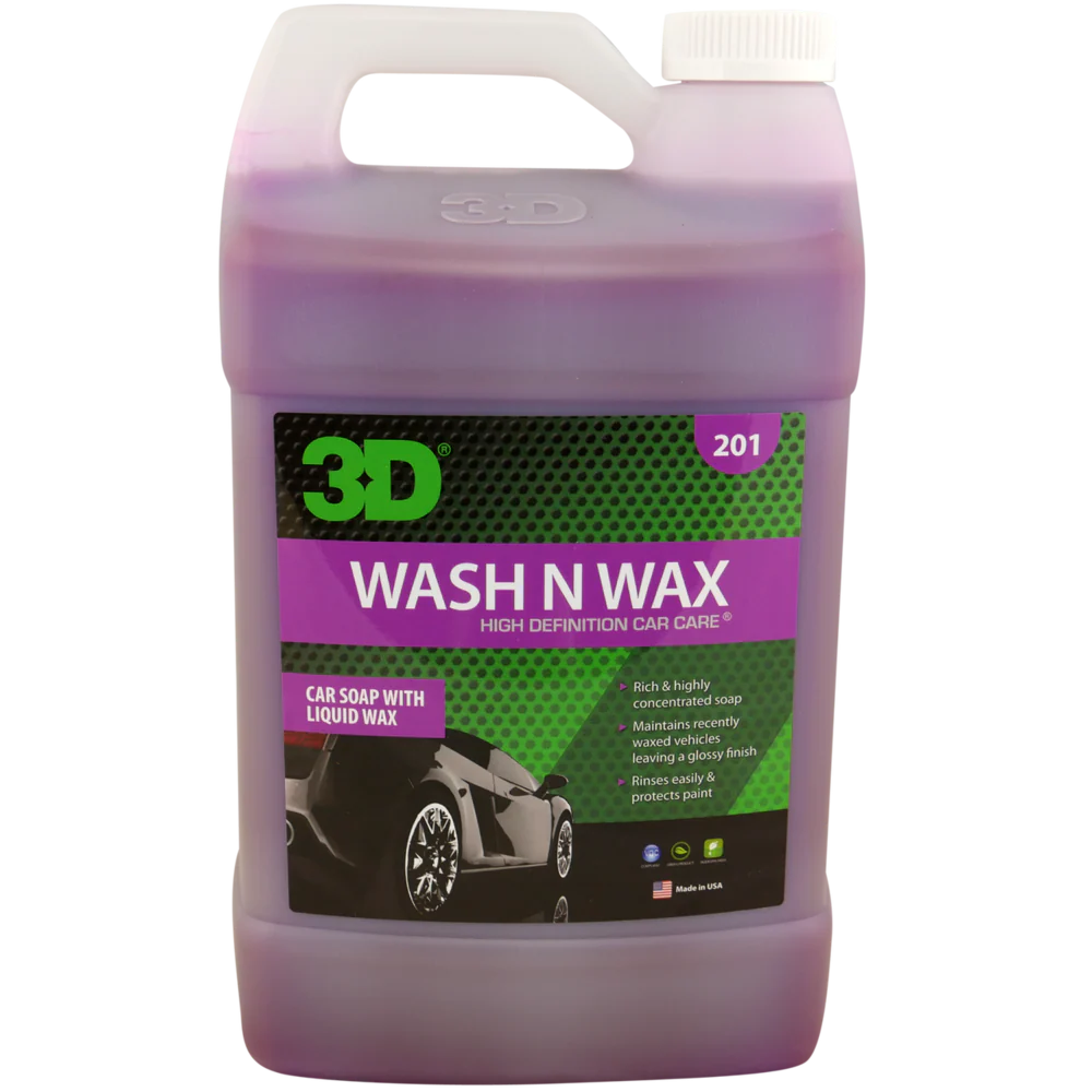 3D Products Wash N Wax 128oz