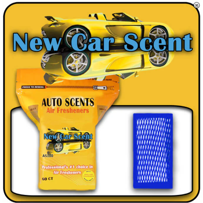 Autoscents New Car Scent Pads 60 Count Bag