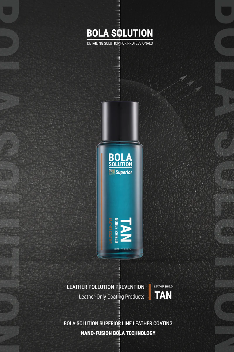 BOLA SOLUTION Nobel Shield TAN Leather Coating 30ml - Image 2