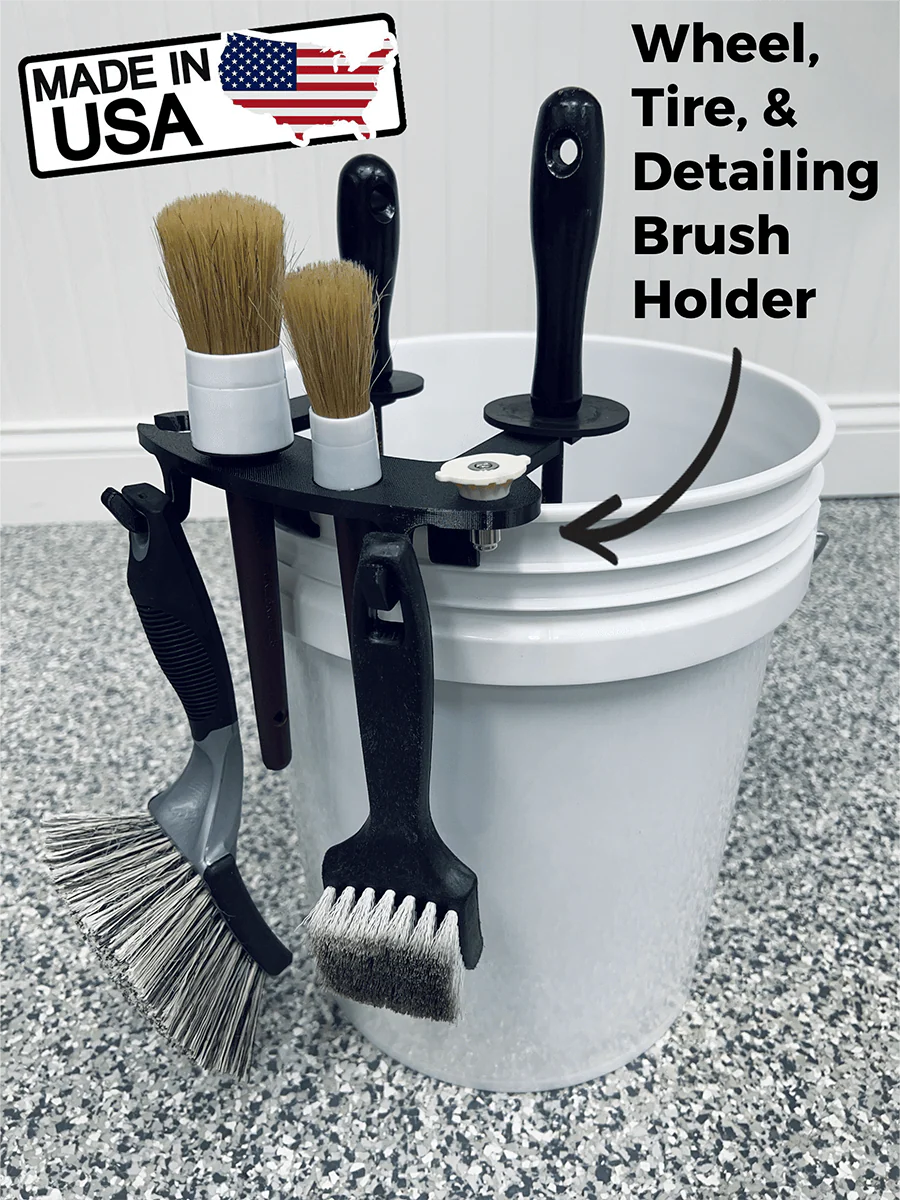 Bucket Caddy The Wheel, Tire, & Detailing Brush Holder Mount - Image 2