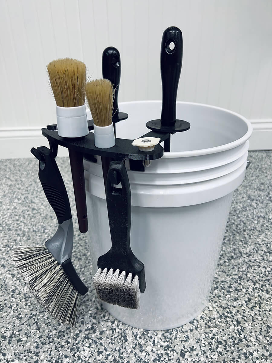 Bucket Caddy The Wheel, Tire, & Detailing Brush Holder Mount - Image 8