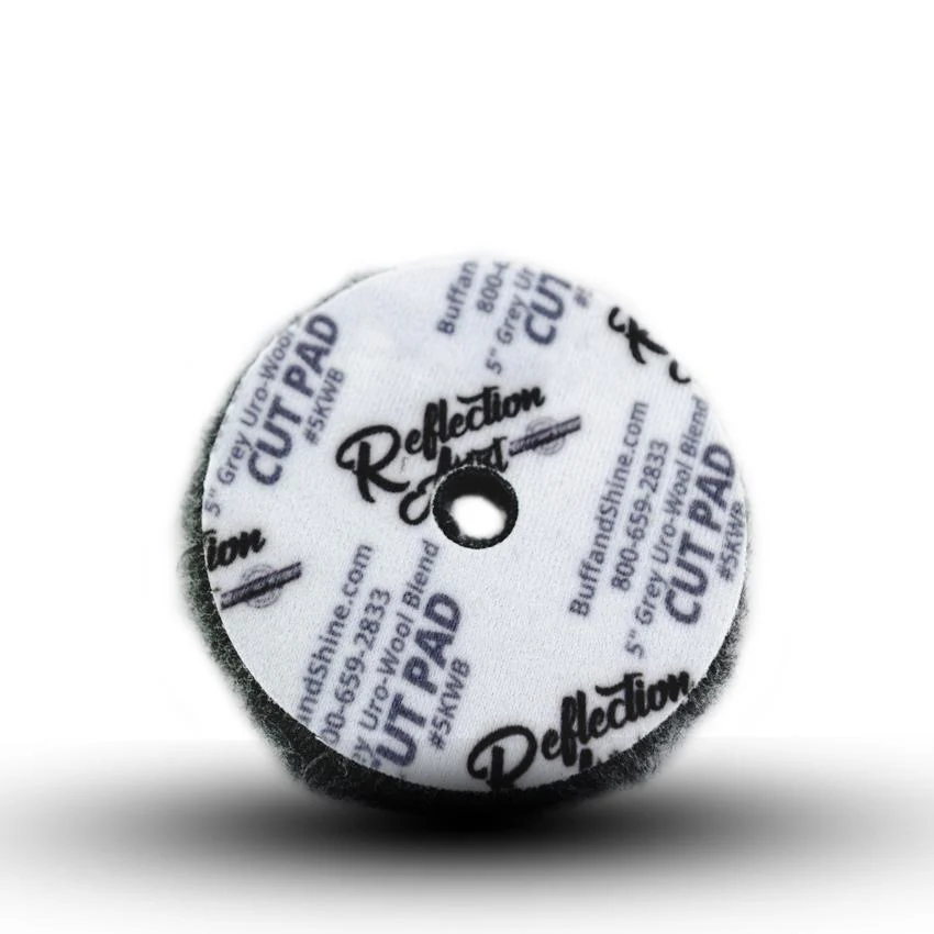 Buff and Shine Grey Uro-Wool Cutting Pad (5", 6") - Image 4