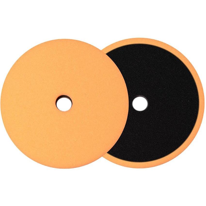 Buff and Shine Orange Med Cut Low Pro Foam Grip Pad (5.5" , 6.5")