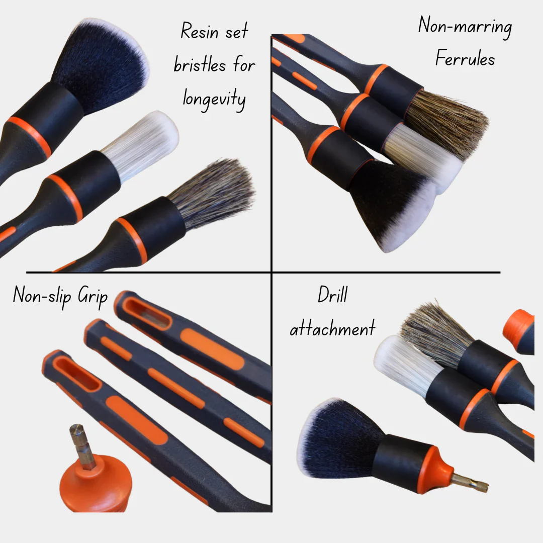 Carscope Deluxe Detailing Brush Set - Image 4