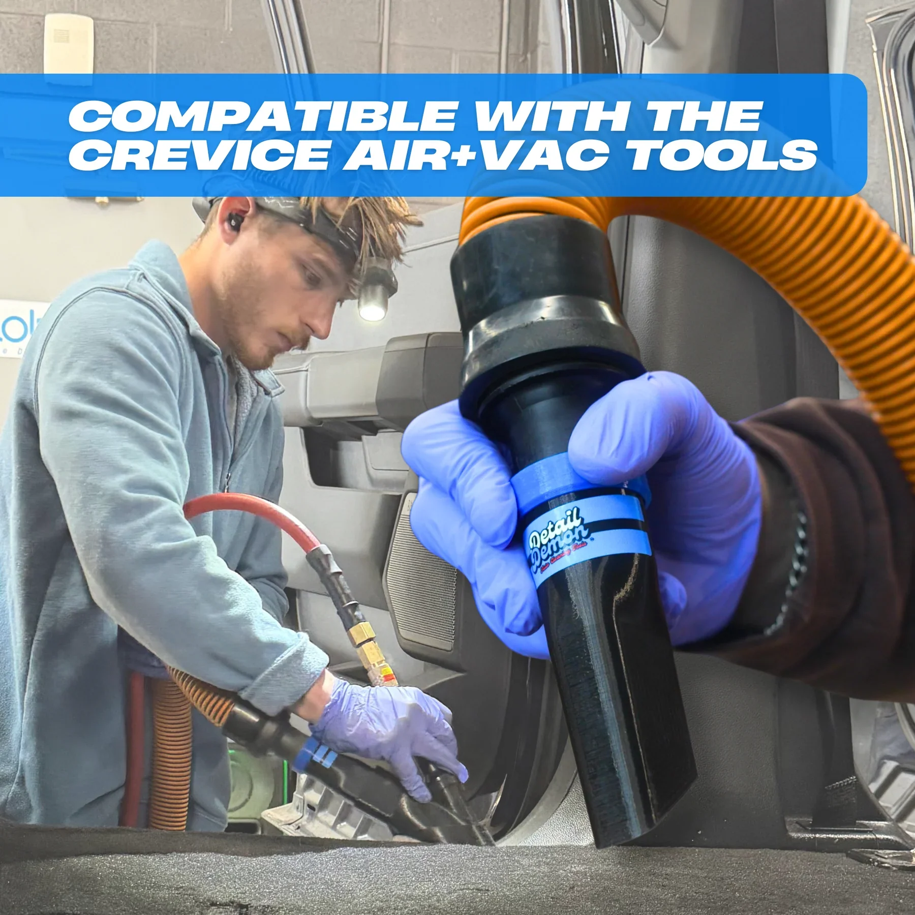 Detail Demon Nano 1.25" Crevice Vacuum Attachments DD-CV-110-2PCS - Image 3