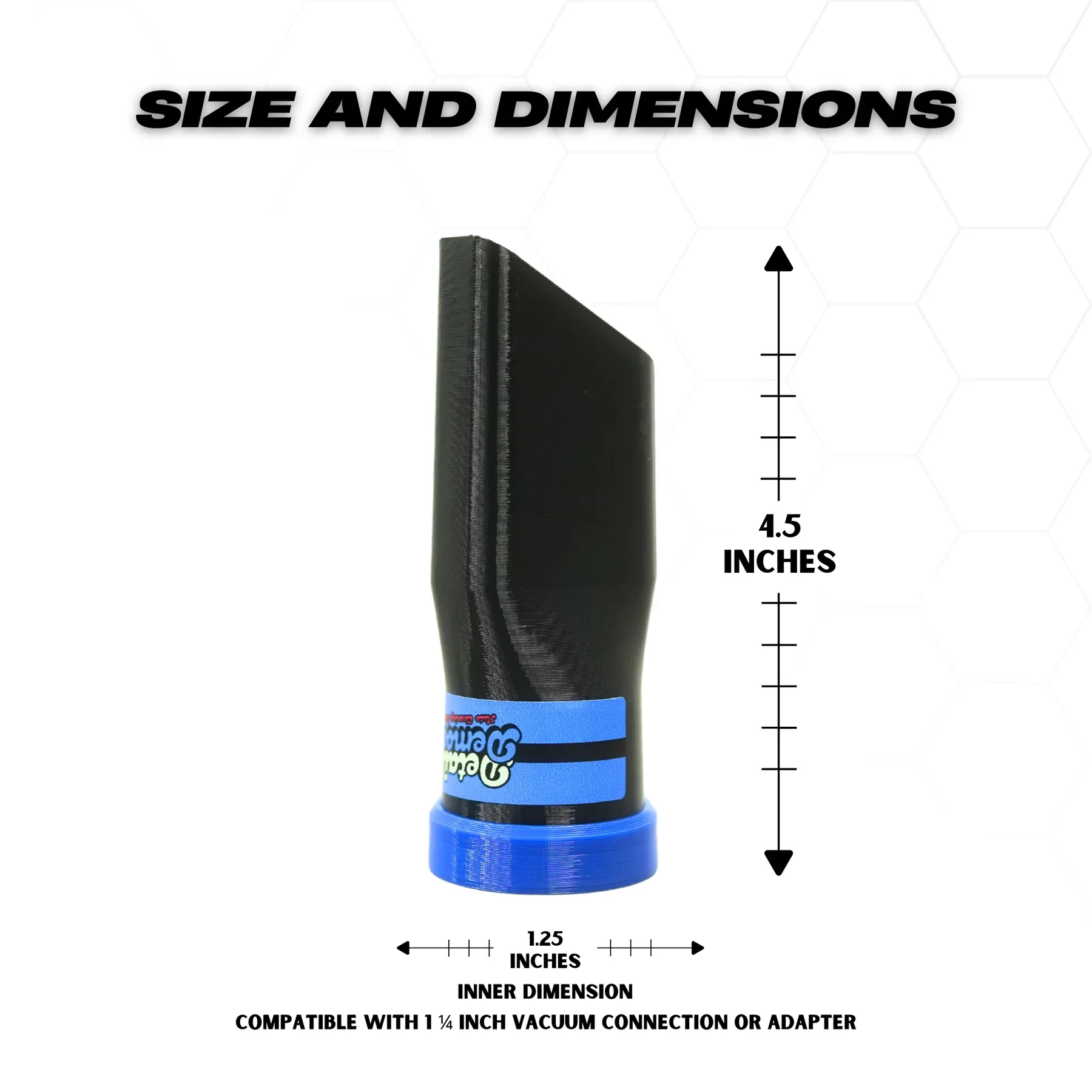 Detail Demon Nano 1.25" Crevice Vacuum Attachments DD-CV-110-2PCS - Image 4