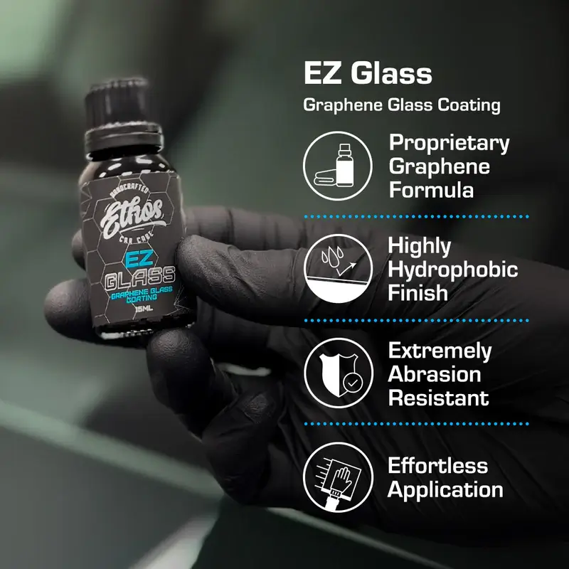 Ethos EZ Glass Graphene Glass Coating 15ml - Image 3