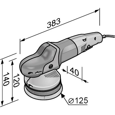FLEX XCE 10-8 125 Corded Force Rotation - Image 3