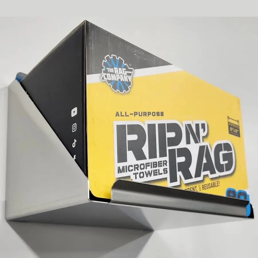 Gully's Garage Stainless Holder for TRC 12" Rip N Rag Box - Image 3