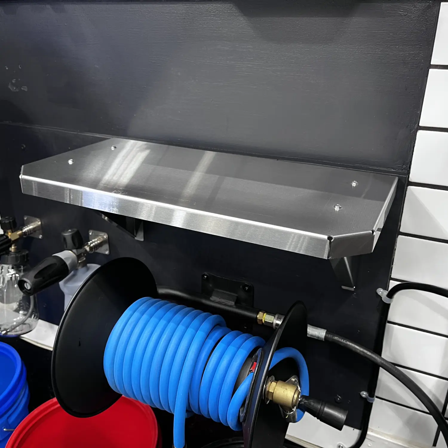 Gully's Garage Stainless Pressure Washer Shelf - Image 3