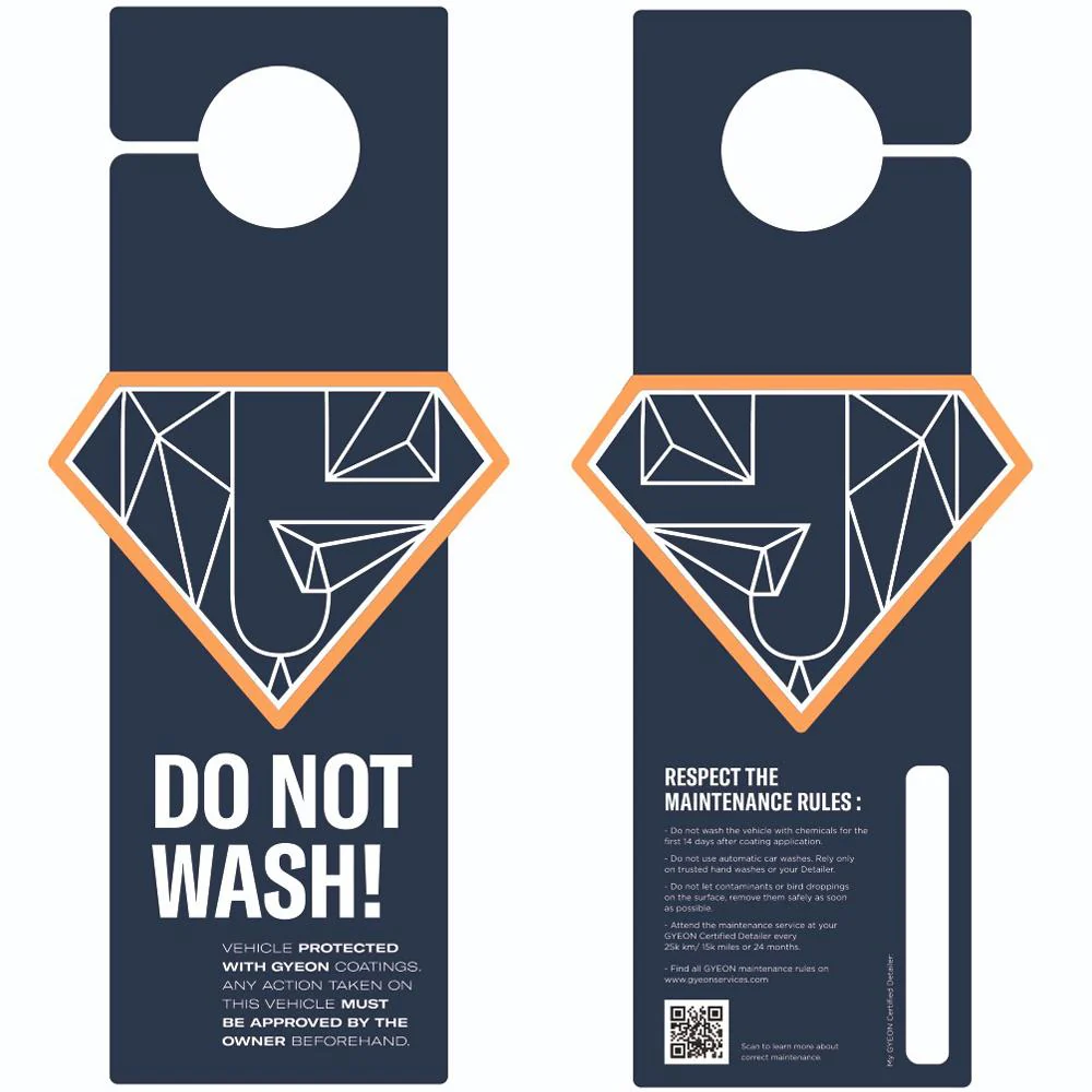 GYEON Do Not Wash Hanger