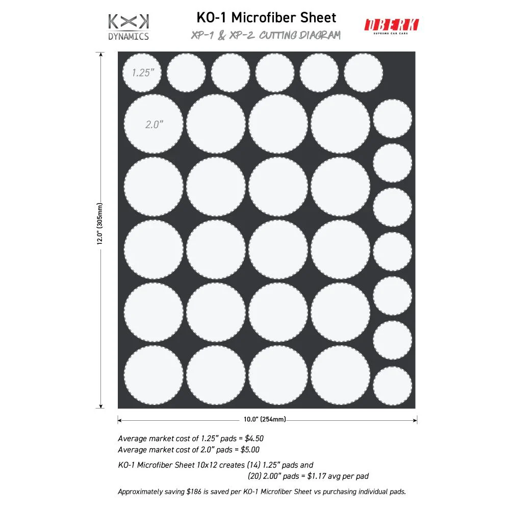 KXK Obserk Microfiber Sheet KO-1 (10 x 12") - Image 3