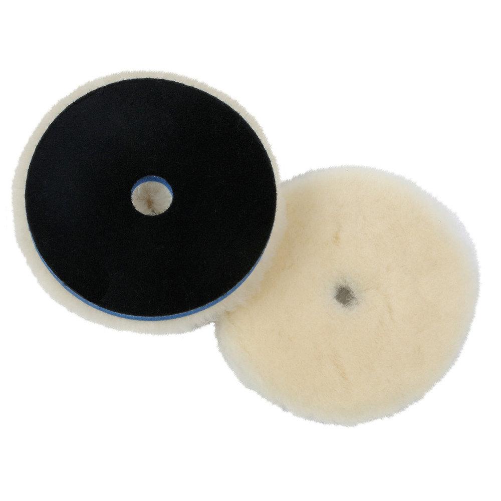 Lake Country 5.25" Low Lint Lambswool Pad w/ Foam Interface