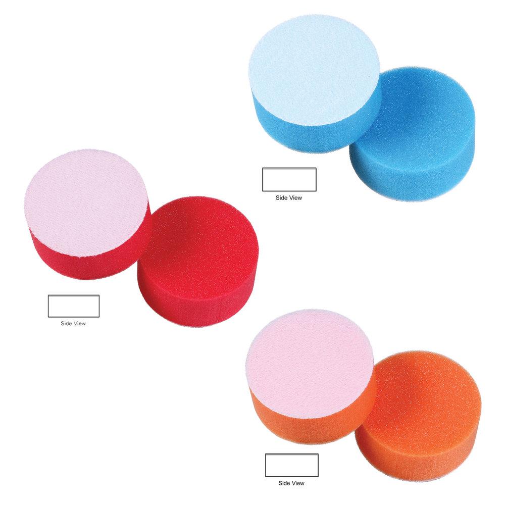 Lake Country HydroTech 3" Pads (Cyan, Tangerine, Crimson) 3" x 1-1/4"