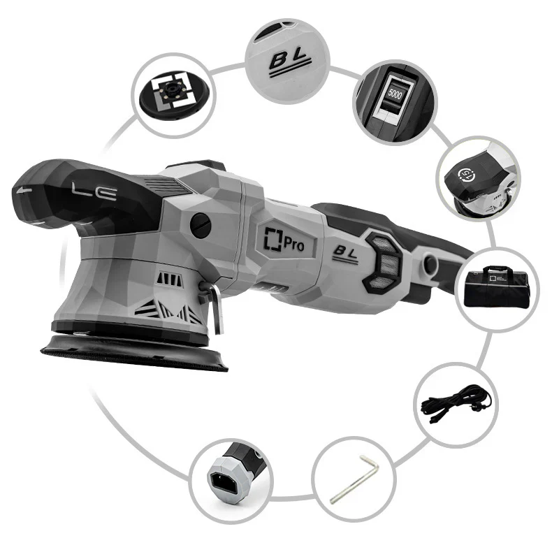 Liquid Elements T4500 PRO 5" 15mm DA Polisher - Image 4