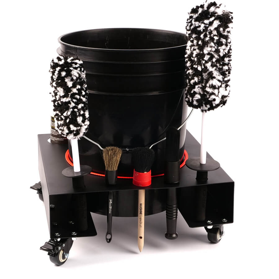 Maxshine Metal Bucket Dolly Black H12 - Image 3