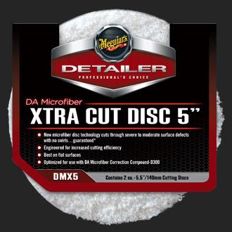Meguiar's DMX5-DA Microfiber Xtra Cut Pad 5" 2-Pack