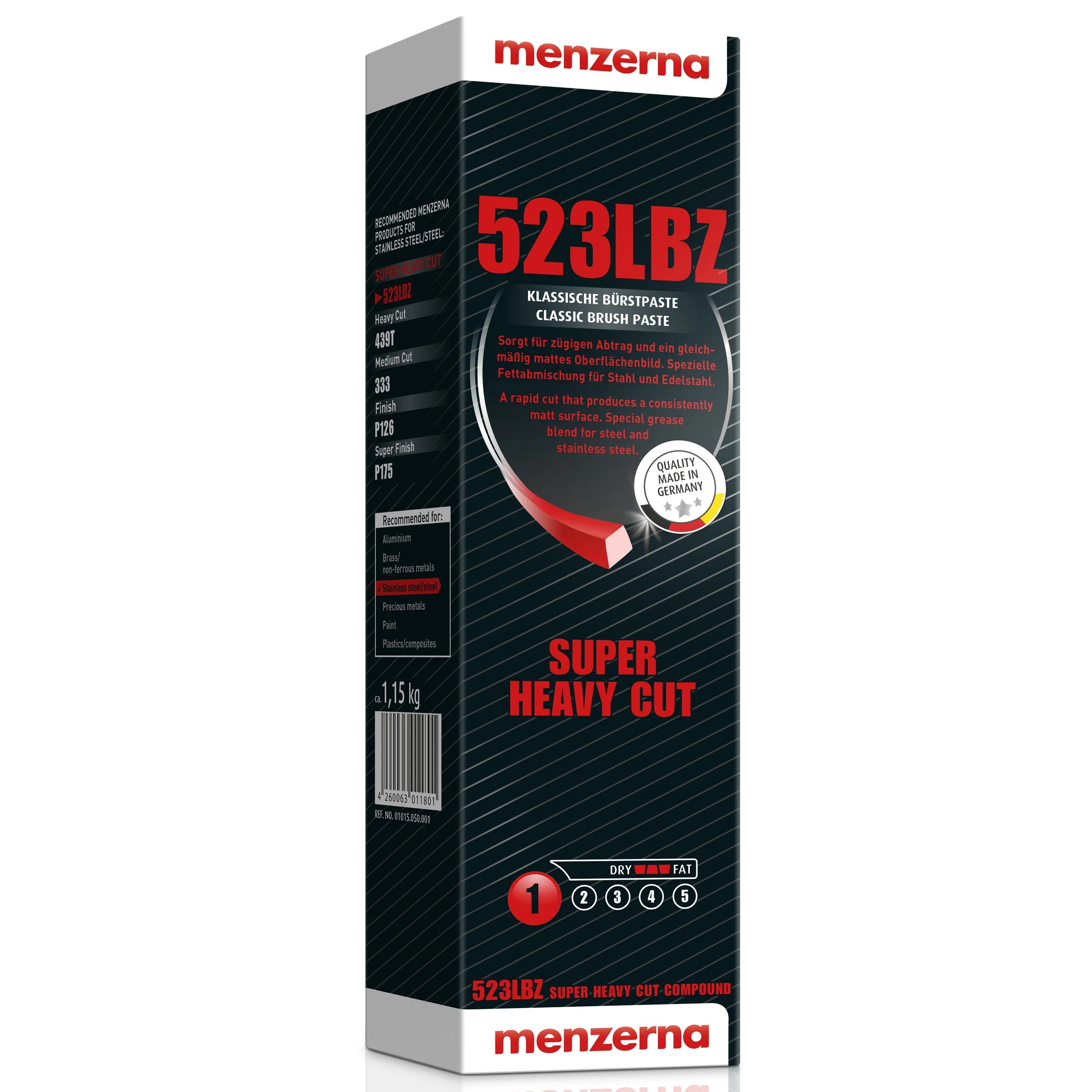 Menzerna 523LBZ Stainless Steel Super Heavy Cut