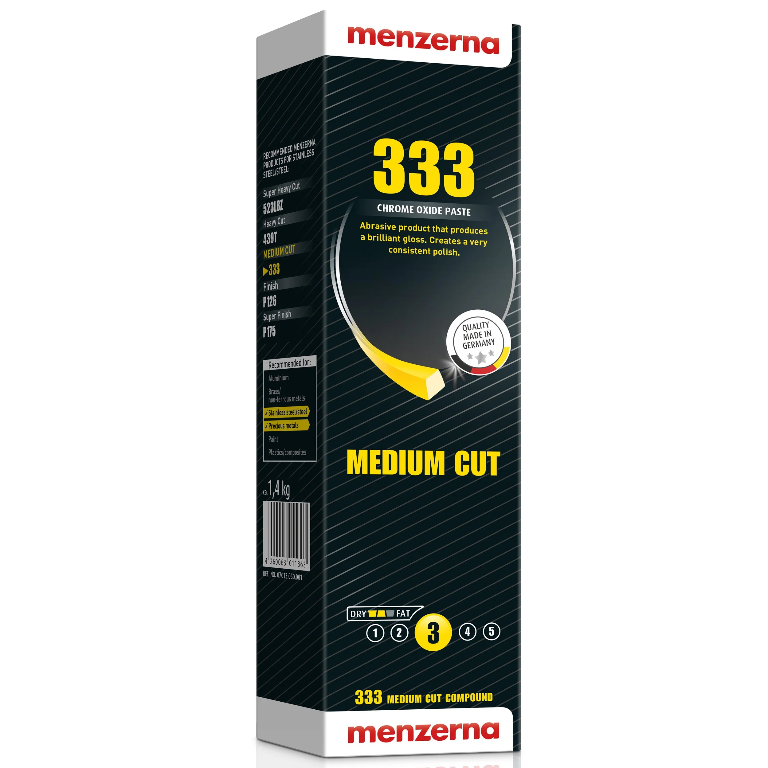 Menzerna 333 Stainless Steel Medium Cut