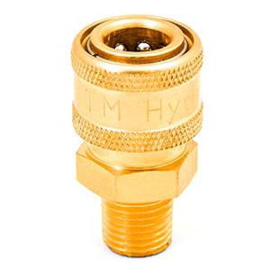 MTM Hydro 1/4" Male NPT Brass Quick Coupler 24.0068 - Image 2