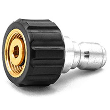MTM Hydro 14mm Twist Seal Coupler X 3/8" Stainless QC Plug 24.5014