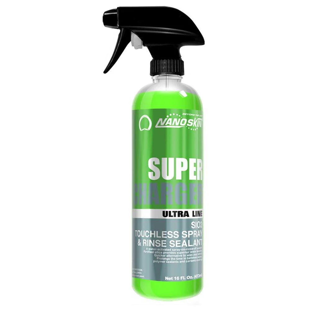 Nanoskin SUPER-CHARGER SiO2 Touchless Spray and Rinse Sealant 16oz