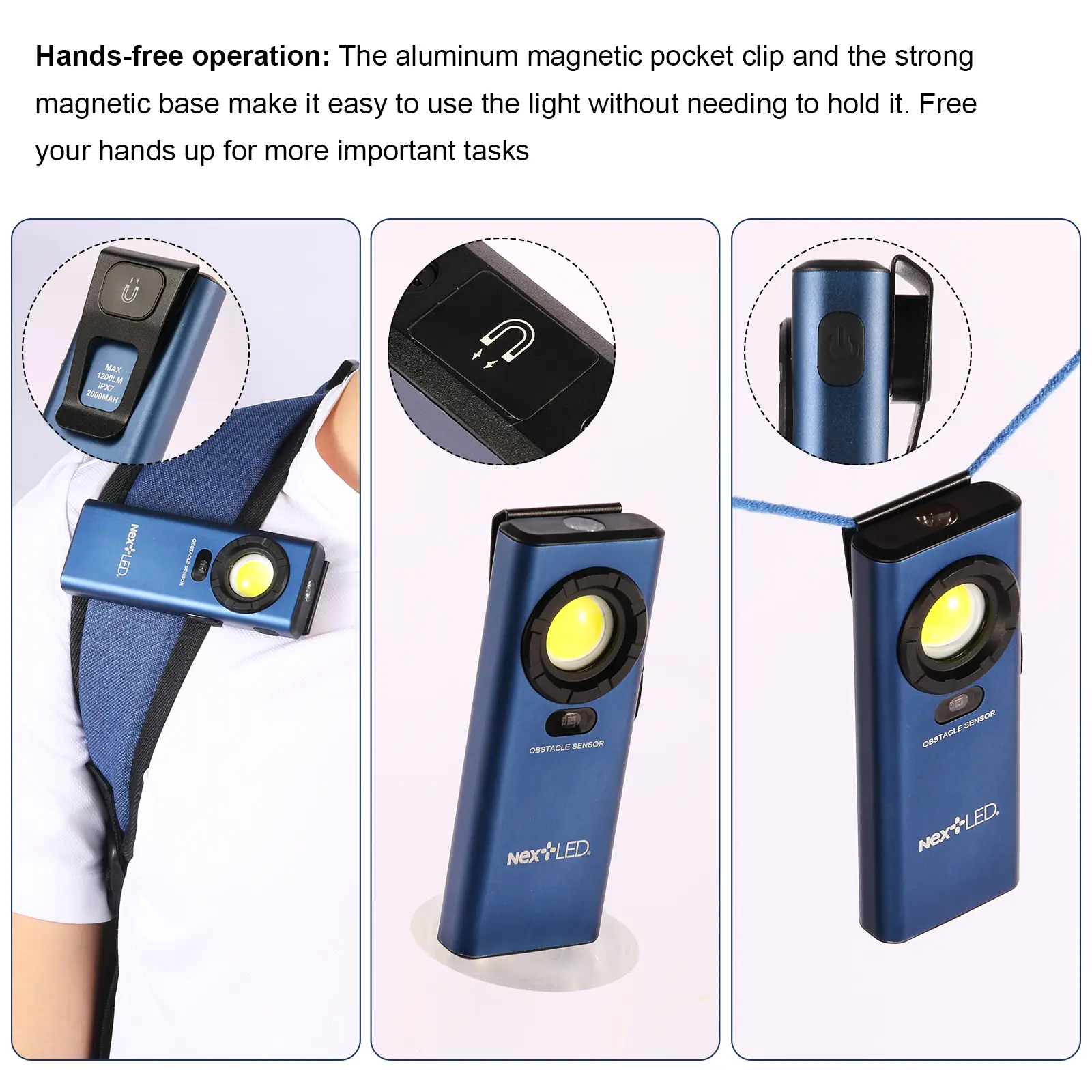 NextLED Pocket Task Light with Obstacle Sensor NT-6685 - Image 5