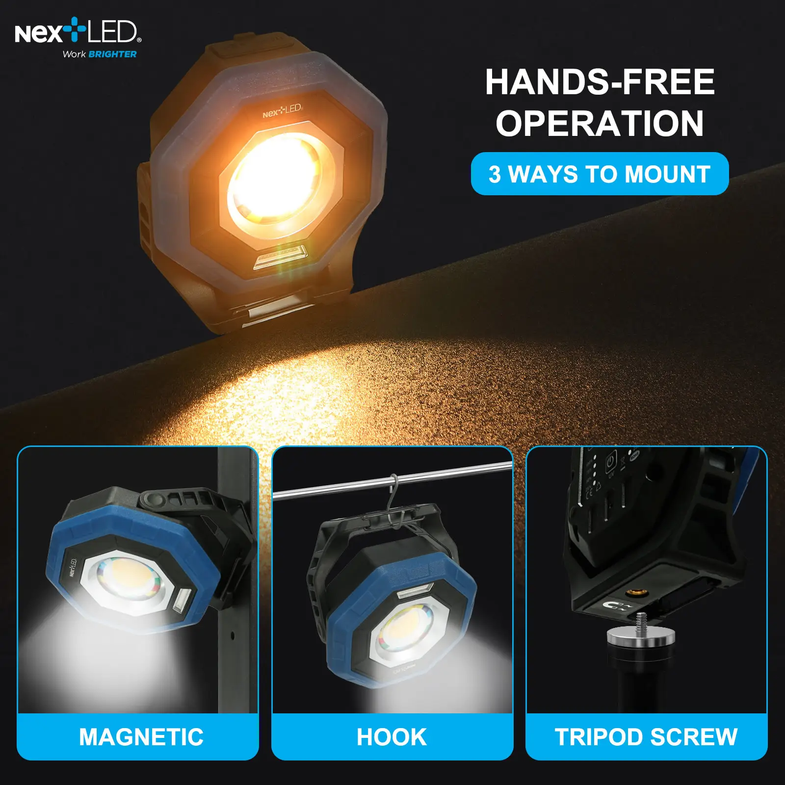 NextLED Professional CRI 95, Color Match Flood Light with UV Function NT-1010UV - Image 5