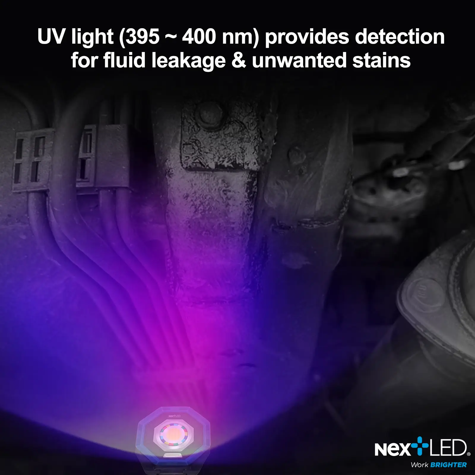 NextLED Professional CRI 95, Color Match Flood Light with UV Function NT-1010UV - Image 7