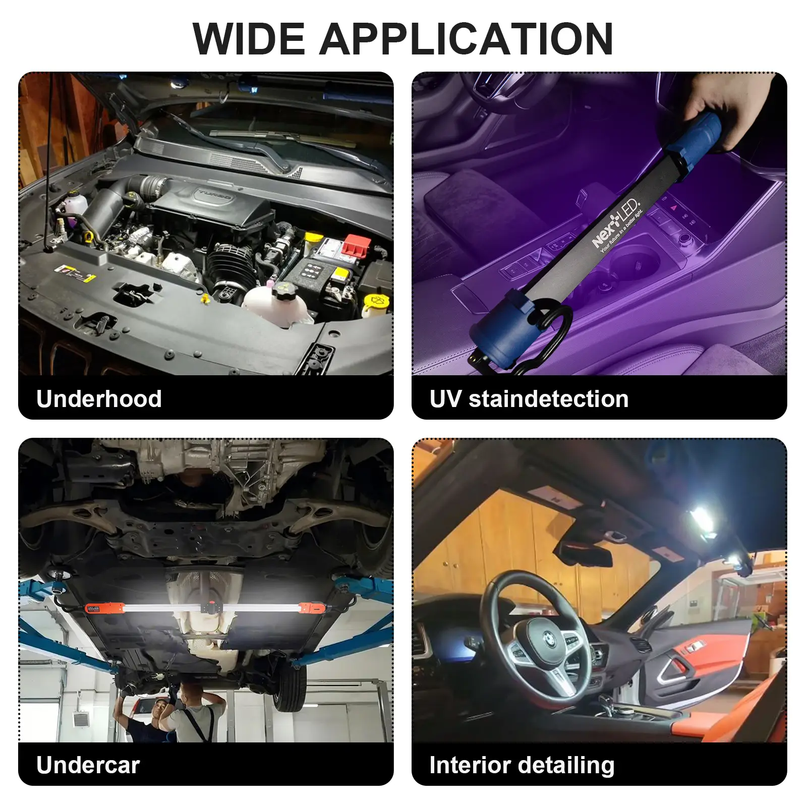 NextLED Under Hood LED Work Light NT-EF2220LF-UV - Image 5