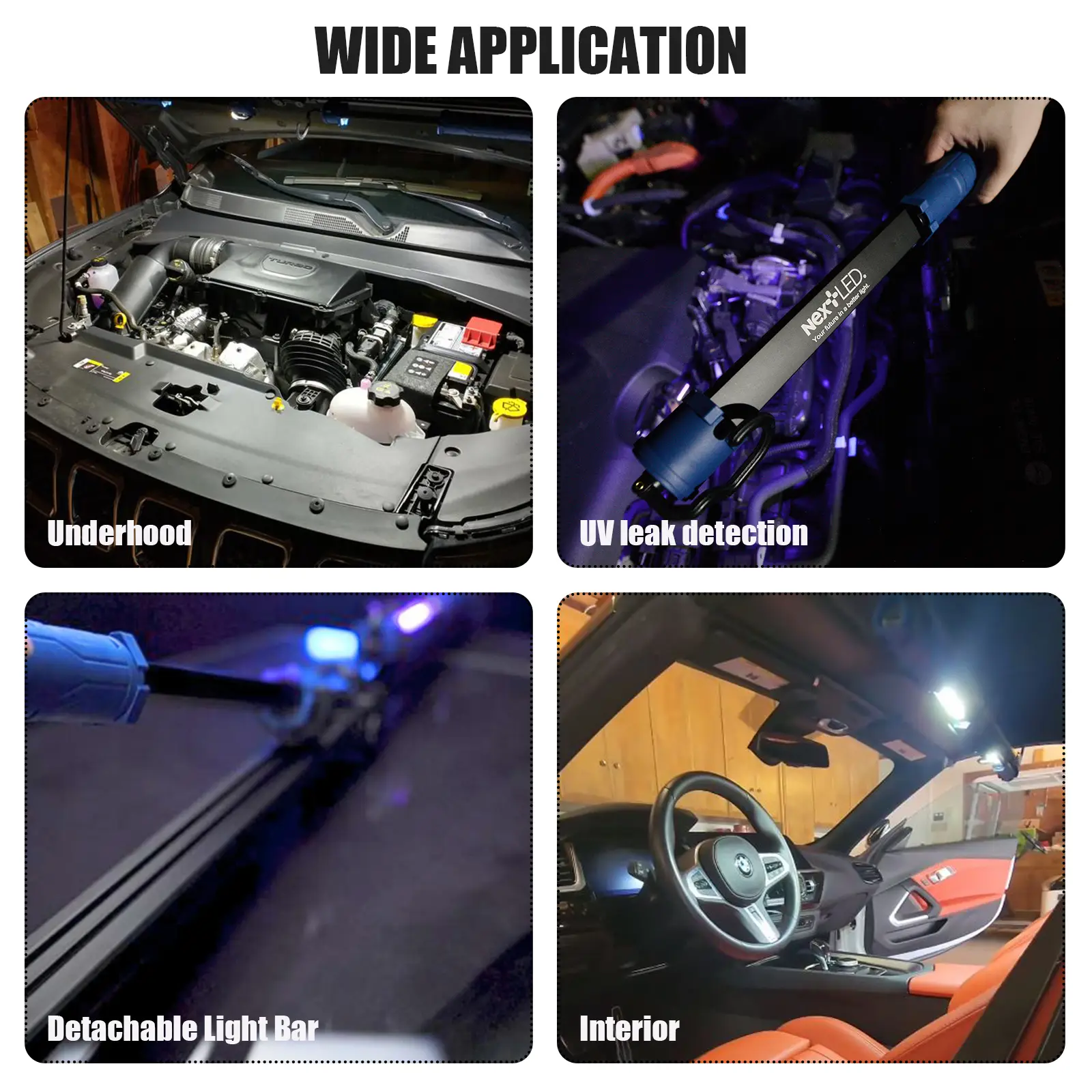 NextLED Under Hood LED Work Light NT-EF2220LF-UV - Image 6