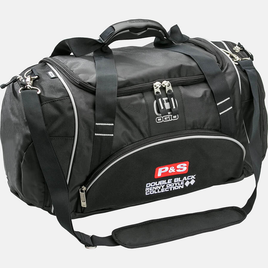 P&S Double Black Duffle Bag (Medium, Large) - Image 3