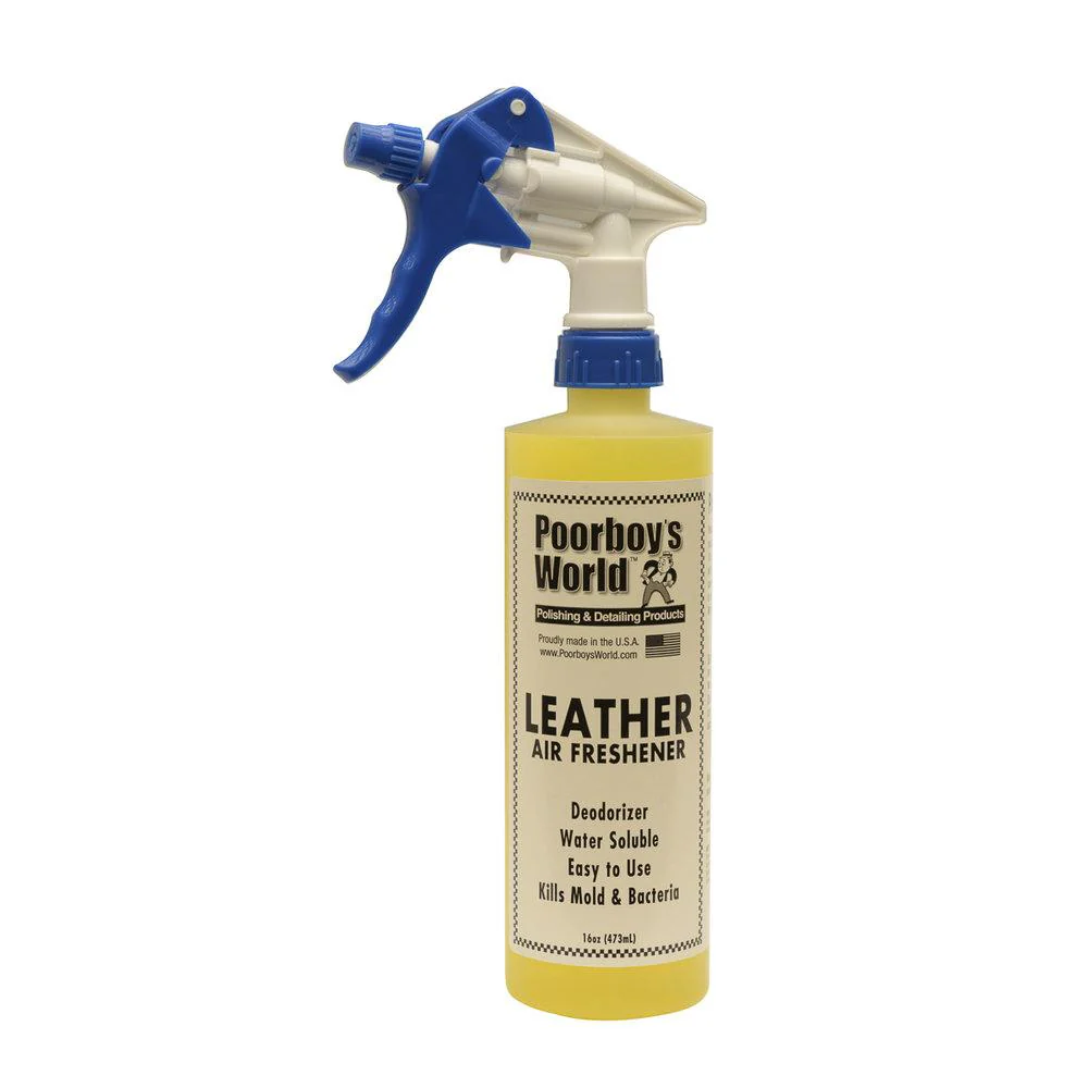 Poorboy's World Air Freshener/Deodorizer 16oz (Leather Scent)