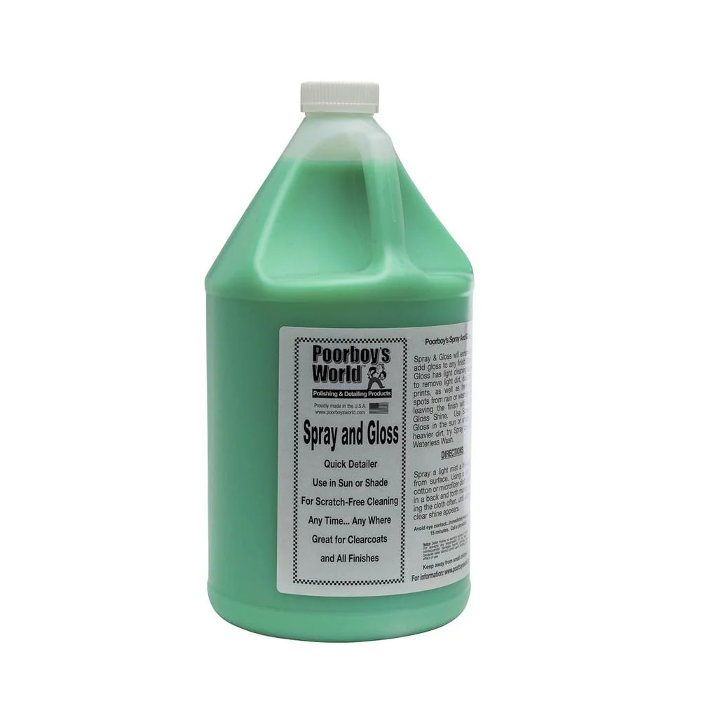 Poorboy's World Spray and Gloss 16oz, 32oz, 128oz