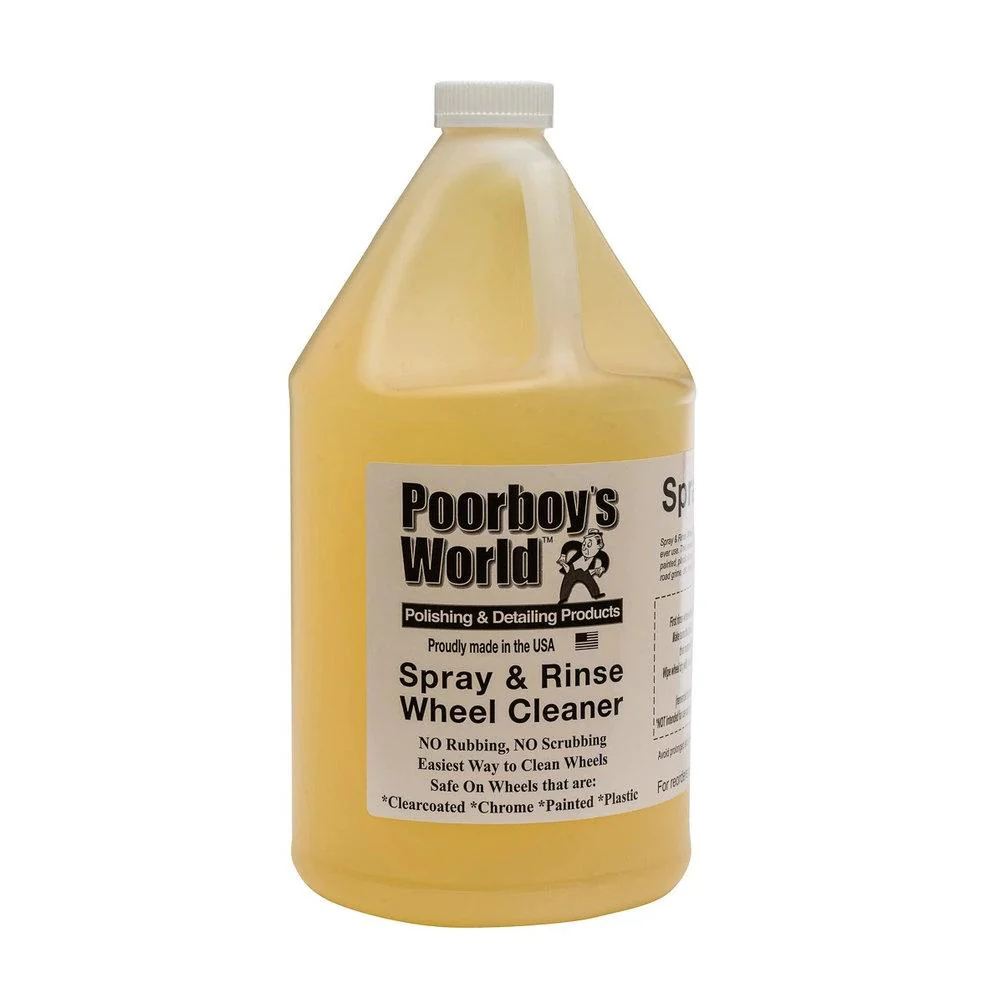 Poorboy's World Spray & Rinse Wheel Cleaner 128oz