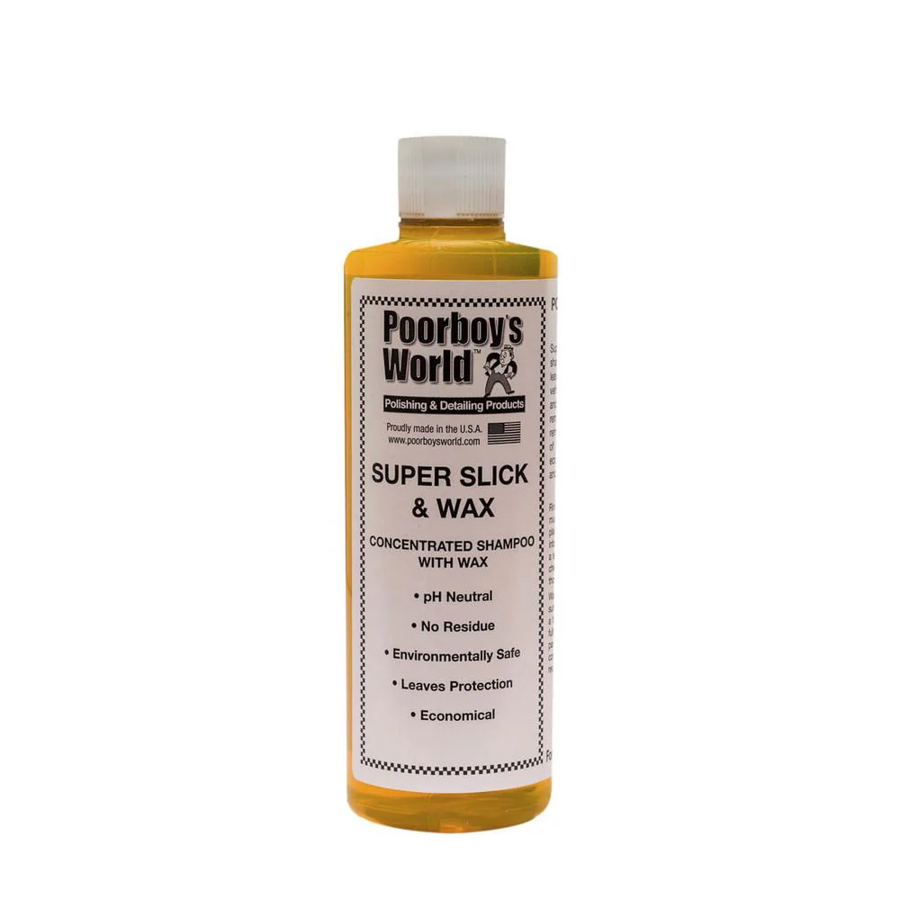 Poorboy's World Super Slick & Wax Car Soap 16oz