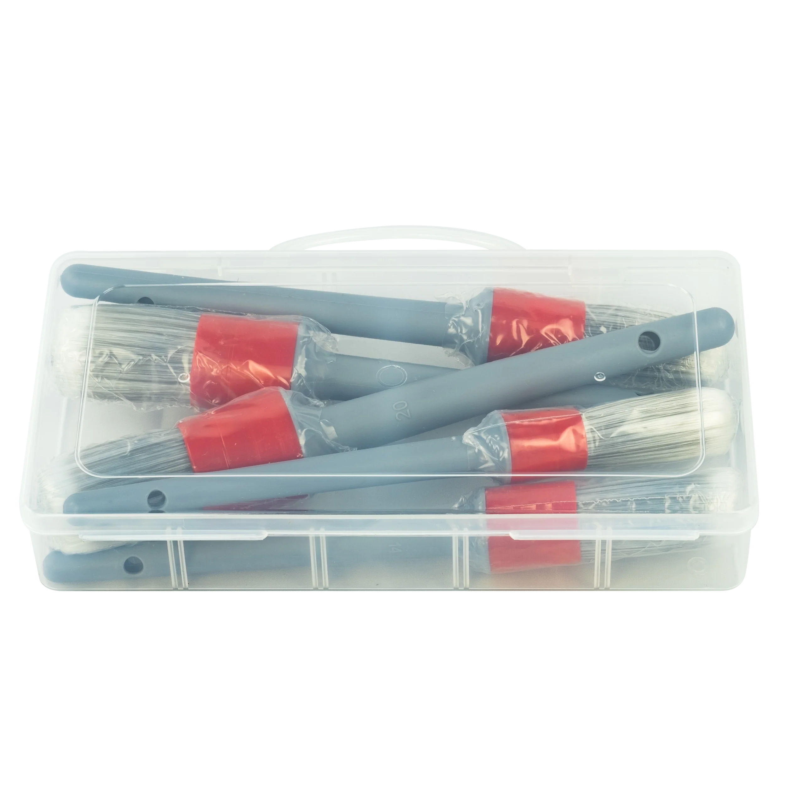 POPO Essentials Soft Detailing Brush Set (High Density, Split-End Fibers) - Image 3