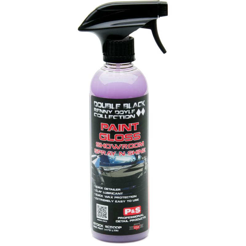 P&S Renny Doyle Double Black Paint Gloss Showroom Spray N Shine