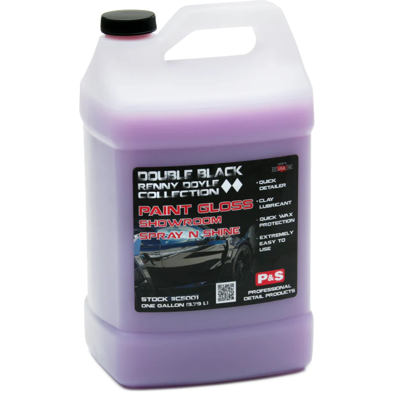 P&S Renny Doyle Double Black Paint Gloss Showroom Spray N Shine - Image 2