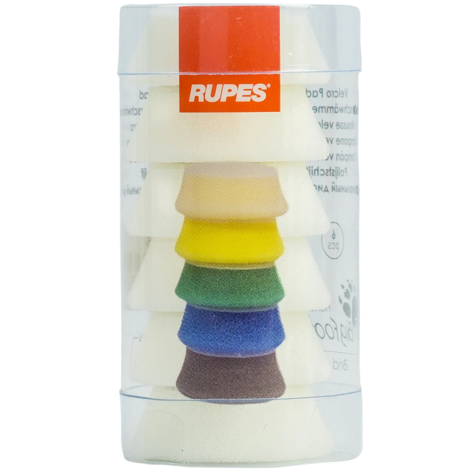 RUPES 1" White Ultra Fine Foam 9.DA40S 6 Pack