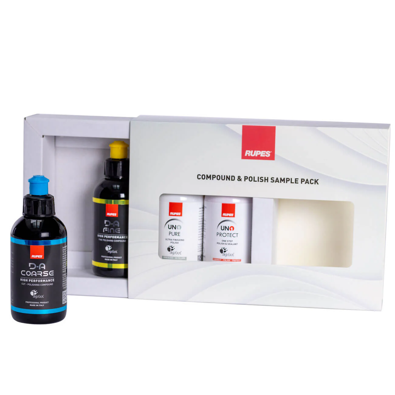 Rupes Compound and Polish Sample Pack 125ml