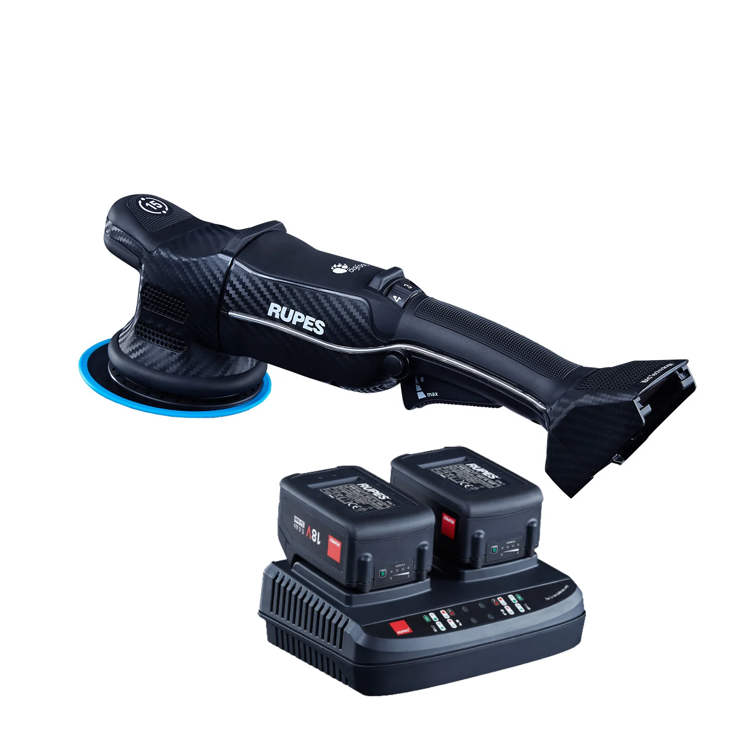 RUPES iBrid HLR15 Tool With 2 Batteries HLR15/CB2/STD