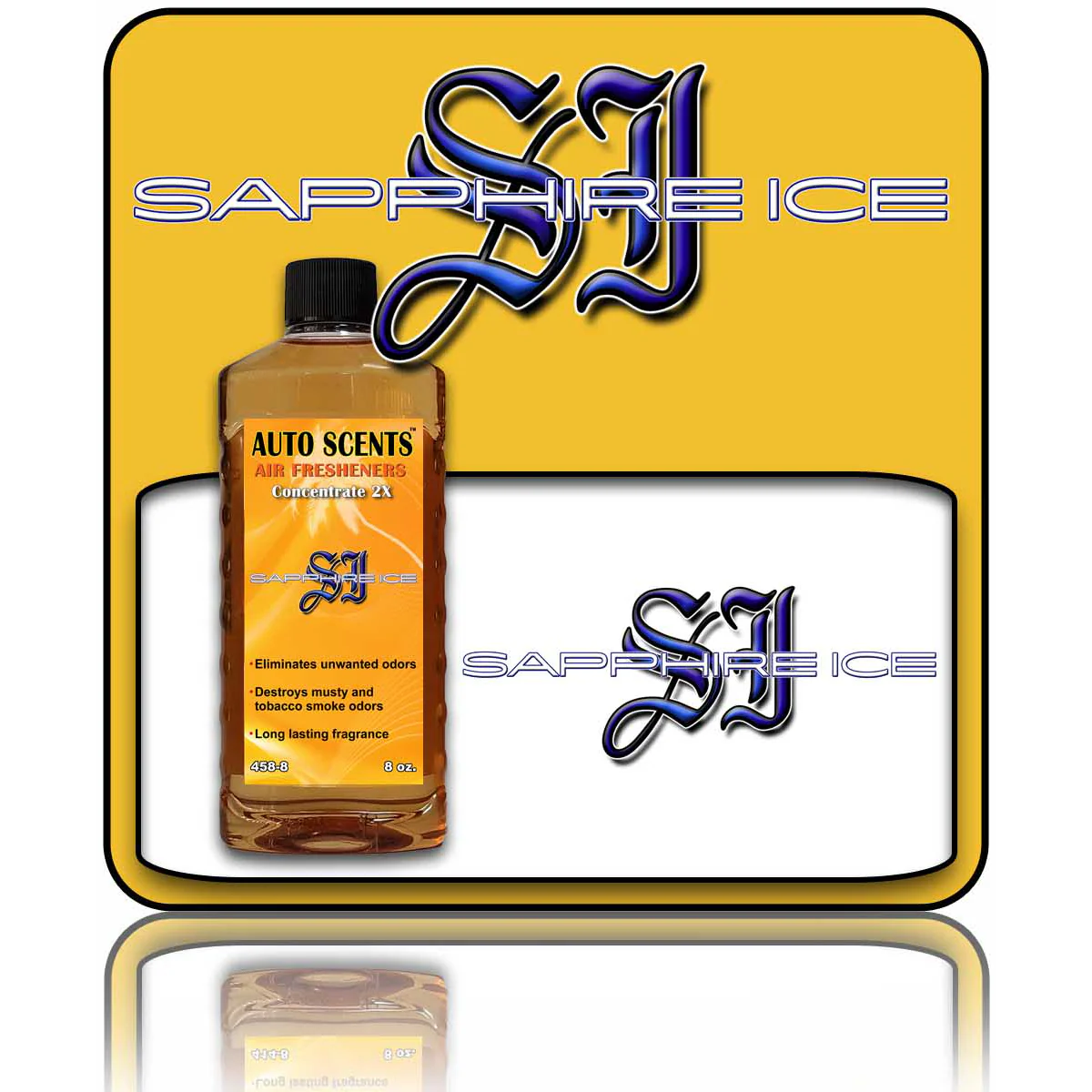AutoScent Sapphire Ice Air Freshener Concentrate 8oz
