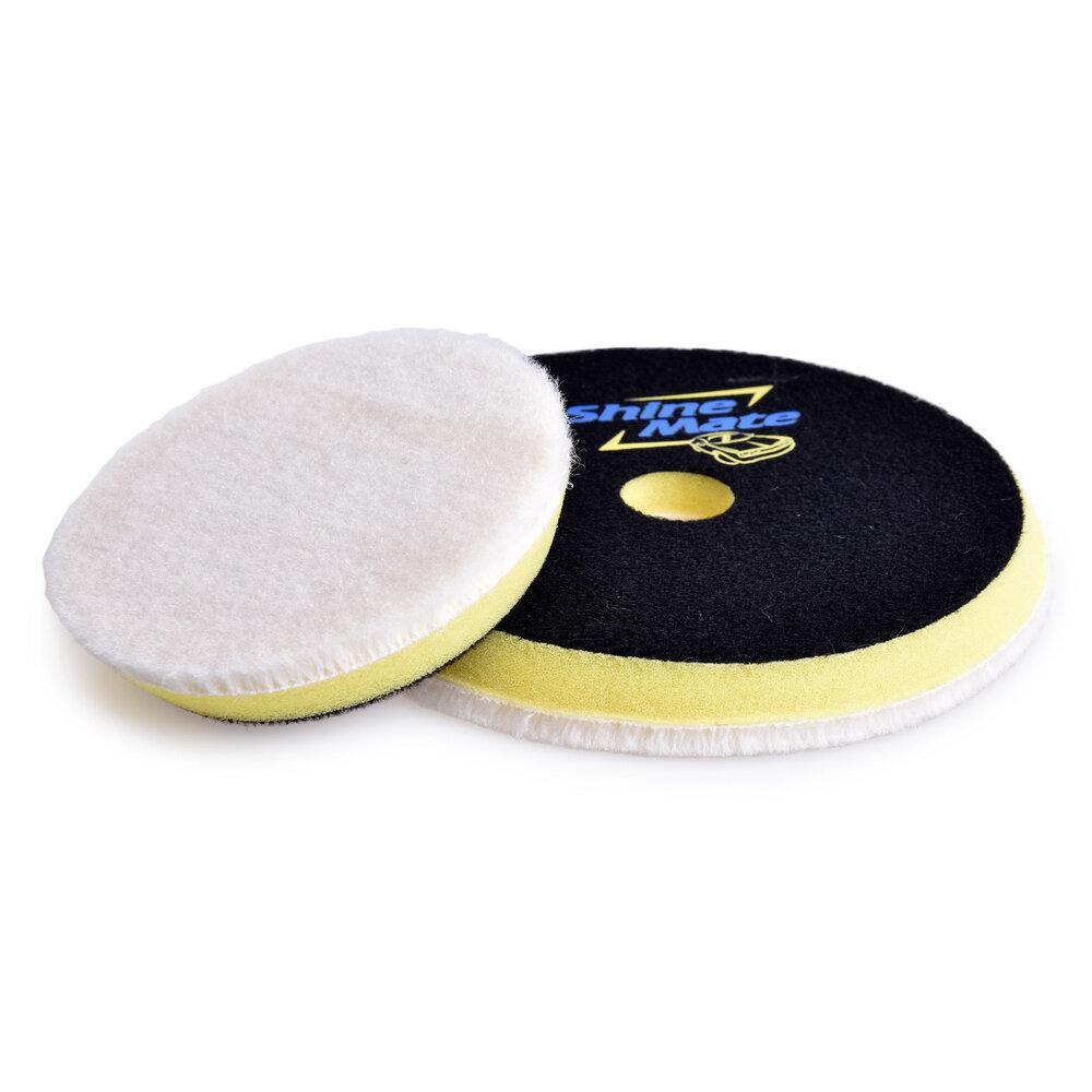 ShineMate 5.5" Low Profile Heavy Cutting Wool Pad