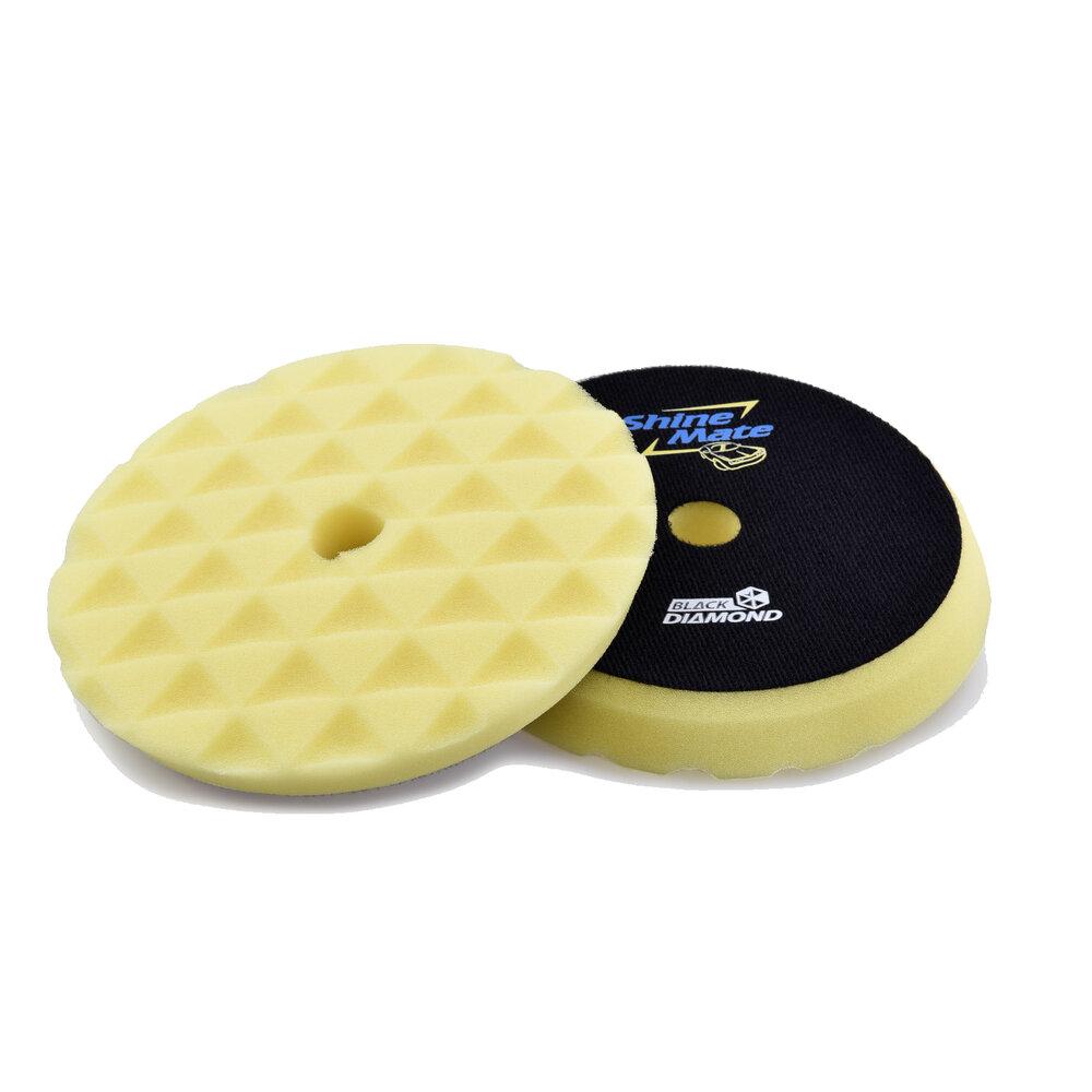 ShineMate Diamond Yellow Cutting Pad (5.5", 6.5")