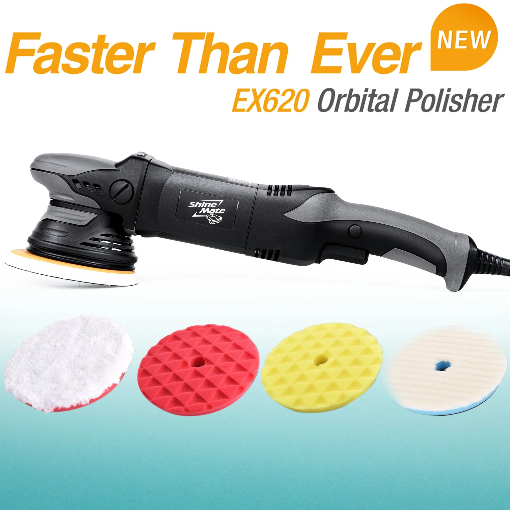 ShineMate EX620 5" 15mm DA Polisher Kit - Image 3