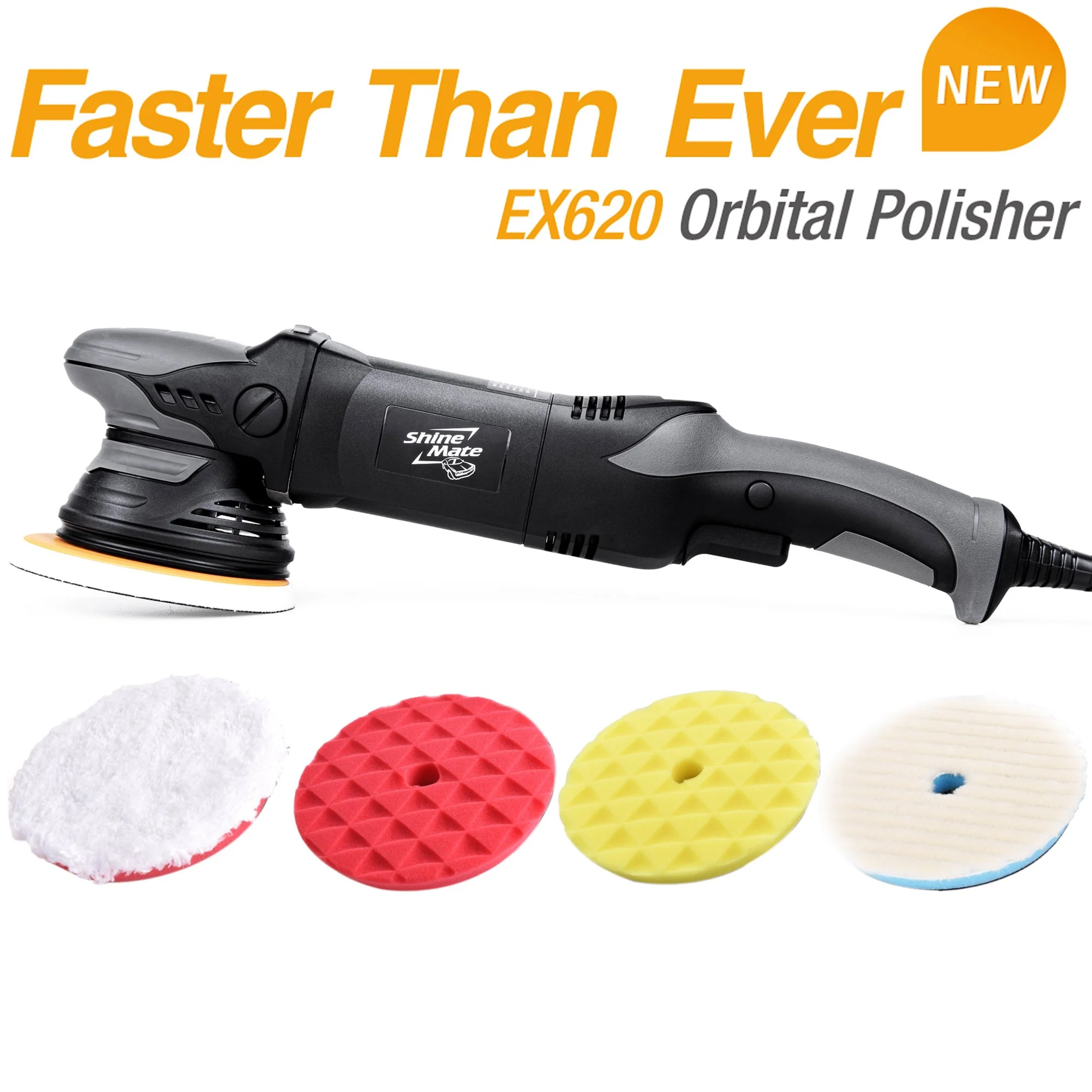 ShineMate EX620 6" 21mm DA Polisher Kit - Image 3