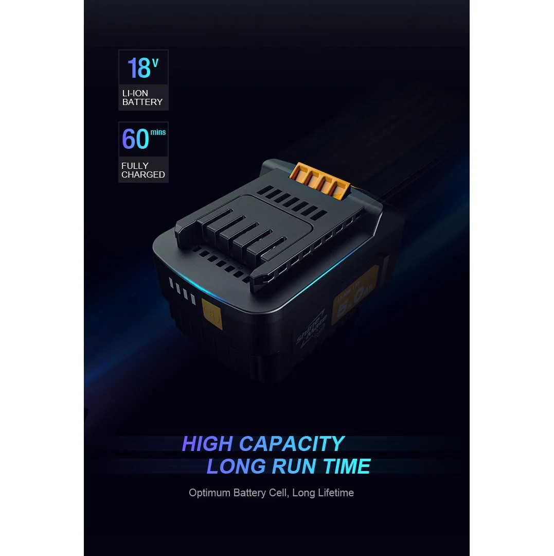 Shinemate Li-ion 18V 5.0Ah Replacement Battery - Image 4